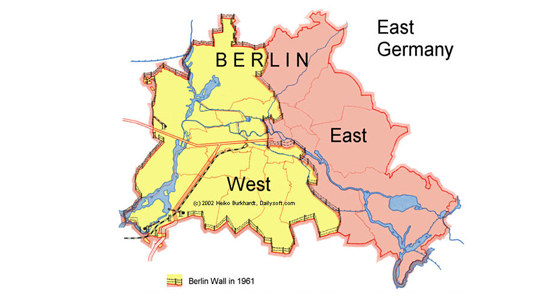 柏林圍牆全體圖