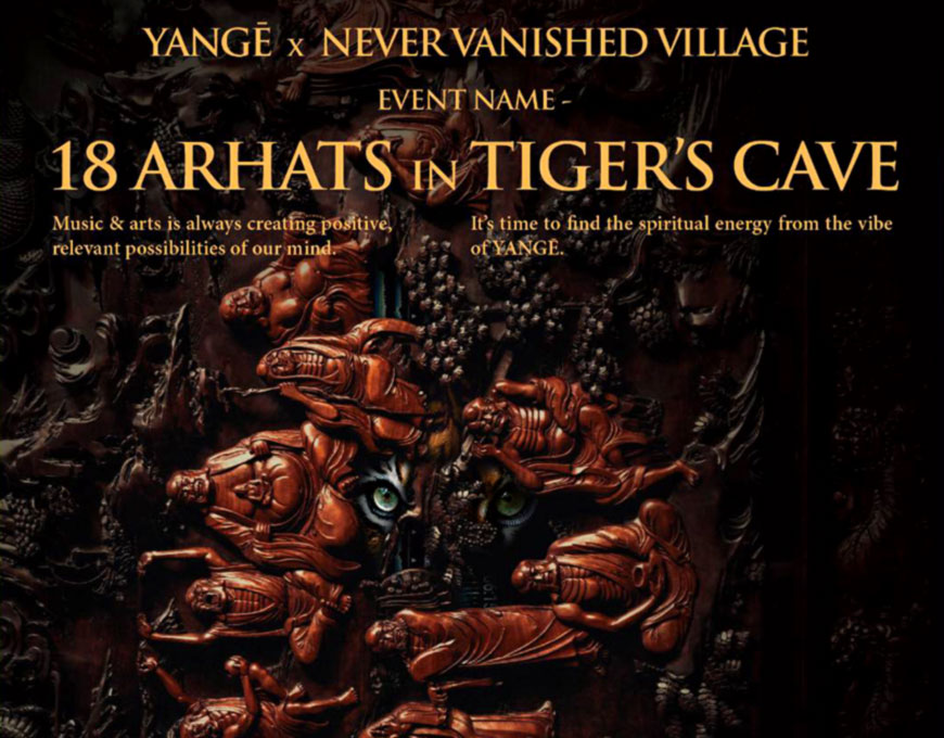 18 ARHATS in Tiger's Cave